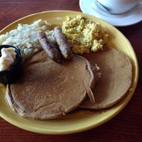 Pancakes at The Grain Cafe in Long Beach