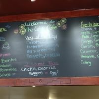 mini menu at The Grain Cafe in Long Beach