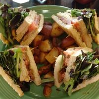 club sandwich!!! :) at The Grain Cafe in Long Beach