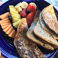 French toast. Technically not toast, but still tasty.  at The Grain Cafe in Long Beach