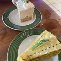 Tres Leches and Lemon cake  at The Grain Cafe in Long Beach