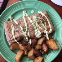 savory veggie crepe at The Grain Cafe in Long Beach