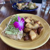 2 cheese crepe  at The Grain Cafe in Long Beach