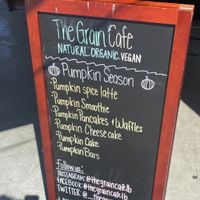 Upon Arrival - SO HOT but it’s Pumpkin Season too!   at The Grain Cafe in Long Beach