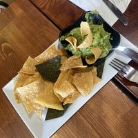Guacamole 🥑 and Chips with the Besties 💖💖💖  at The Grain Cafe in Long Beach