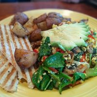 tofu scamble at The Grain Cafe in Long Beach