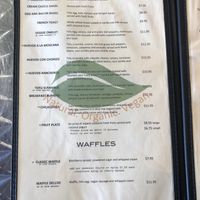 menu at The Grain Cafe in Long Beach