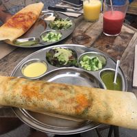 Lunchtime dosas at Dosa Nova in Sitges