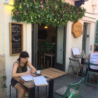 Outside at Dosa Nova in Sitges