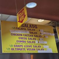 Menu at Pita Pockets in Northampton