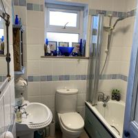 Bathroom  at Bleujennow in Penzance