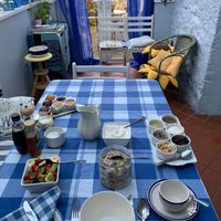 First stage of Breakfast  at Bleujennow in Penzance