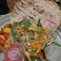 Papaya salad  at Sunda in Chicago