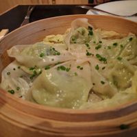 Shiitake Edamame Dumplings at Sunda in Chicago