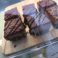 Pb and jelly raw cake at V1 in Wellington