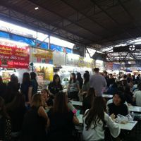 In the food court at Soi Naradhiwas Rajanagarindra - Vegetarian Food Stall in Bangkok