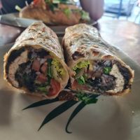 Mexican rice wrap with tofu at El Centro in Kota Kinabalu