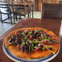 Vegan Pizzaa  at El Centro in Kota Kinabalu