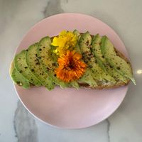 avocado toast   at Holy Matcha - North Park in San Diego