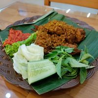 Vegan chicken at Alpukat Bistro in Jakarta