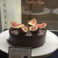 Avocado chocolate vegan cake -  at The Nilk Factory - 더닐크팩토리 in Seoul