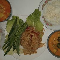 curry with rice  at Vegetarian Time in Koh Samui