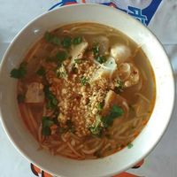 Vegan Tom Yum Soup at Vegetarian Time in Koh Samui