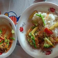 Veg Stir Fry at Vegetarian Time in Koh Samui