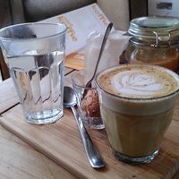 Golden latte at Koffiebar Sowieso in Breda