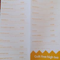 Menu at Koffiebar Sowieso in Breda