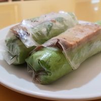spring rolls at Loving Hut Thai Duong in Phu Quoc