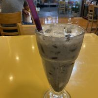 Black sesame milk at Loving Hut Thai Duong in Phu Quoc