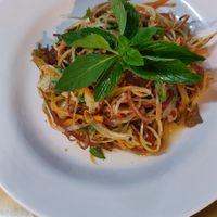Banana flower sallad at Loving Hut Thai Duong in Phu Quoc