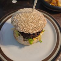 Burger at Cafe Kosmos in Odense