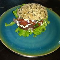 Vegan Mexi Burger at Cafe Kosmos in Odense