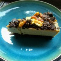 Vegan Peanut Butter Pie at Cafe Kosmos in Odense