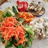 Dish of the day at NaturaSi Bistrot in Treviso