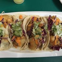 The tacos ";no fish"; are amazing! A must try! at El Vegano in Guadalajara
