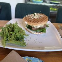 Spinach artichoke melt  at Green Table Cafe in Los Angeles