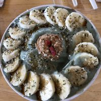 Smoothie bowl! Delicious! at Green Table Cafe in Los Angeles