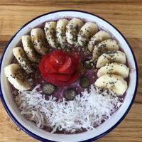 Beautiful Acai bowl - highly recommend! at Green Table Cafe in Los Angeles