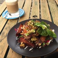 Loaded sweet potato fries at Coffee Whole in Berkeley Vale