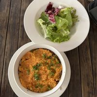 Shepherdless pie - can ask for no breadcrumbs if GF  at Enso Cafe in Phnom Penh