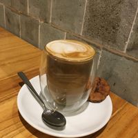 Soymilk latte at Enso Cafe in Phnom Penh