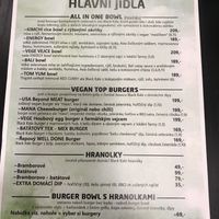 New menu  at Black Kale in Ostrava