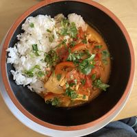 TOM YUM bowl #Veganuary at Black Kale in Ostrava