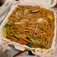 vegetable chow mein at China Chef in Clovis
