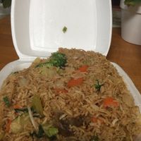 Vegan rice  at China Chef in Clovis