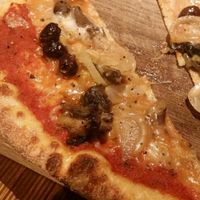 Vegan pizza at ASK Italian in Yeovil
