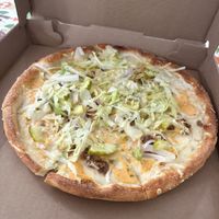 Vegan Mac Attack Pizzaa  at Pizza Palace in Milford